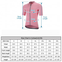 SANTIC | Azuni Pink Men Cycling Jersey - WM0C02156P